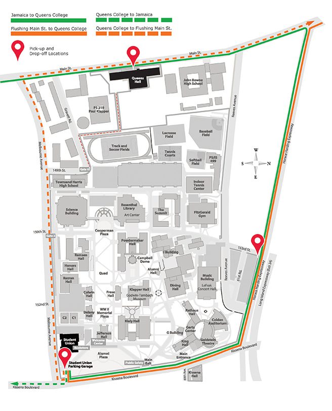 Shuttle Campus Map