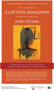 A thumbnail of the PDF- Poetry Reading of Aimé Cesairé