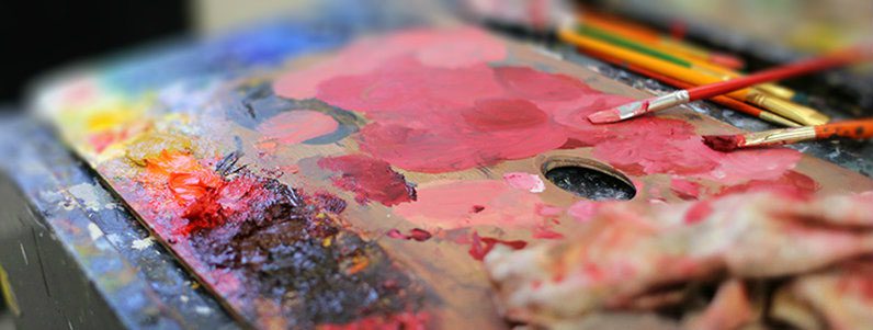Artist Painting Palette