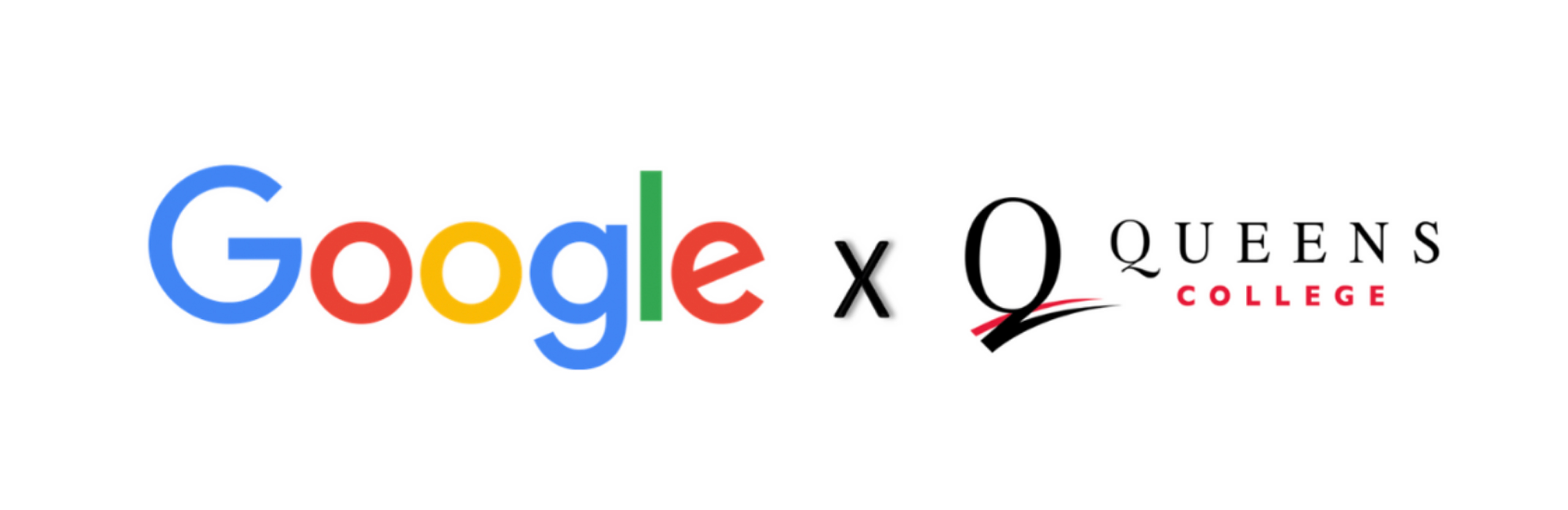 Google Logo x Queens College Logo