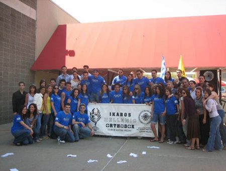 The Ikaros Club Group Photo at Queens College. The Ikaros Club Group Photo at Queens College.