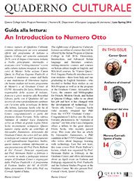Thumbnail of the PDF – Quaderno Culturale: Numero Otto.