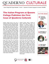 Thumbnail of the PDF – Quaderno Culturale: Numero uno.