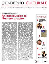 Thumbnail of the PDF – Quaderno Culturale: Numero quattro.