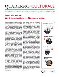Thumbnail of the PDF – Quaderno Culturale: Numero sette.