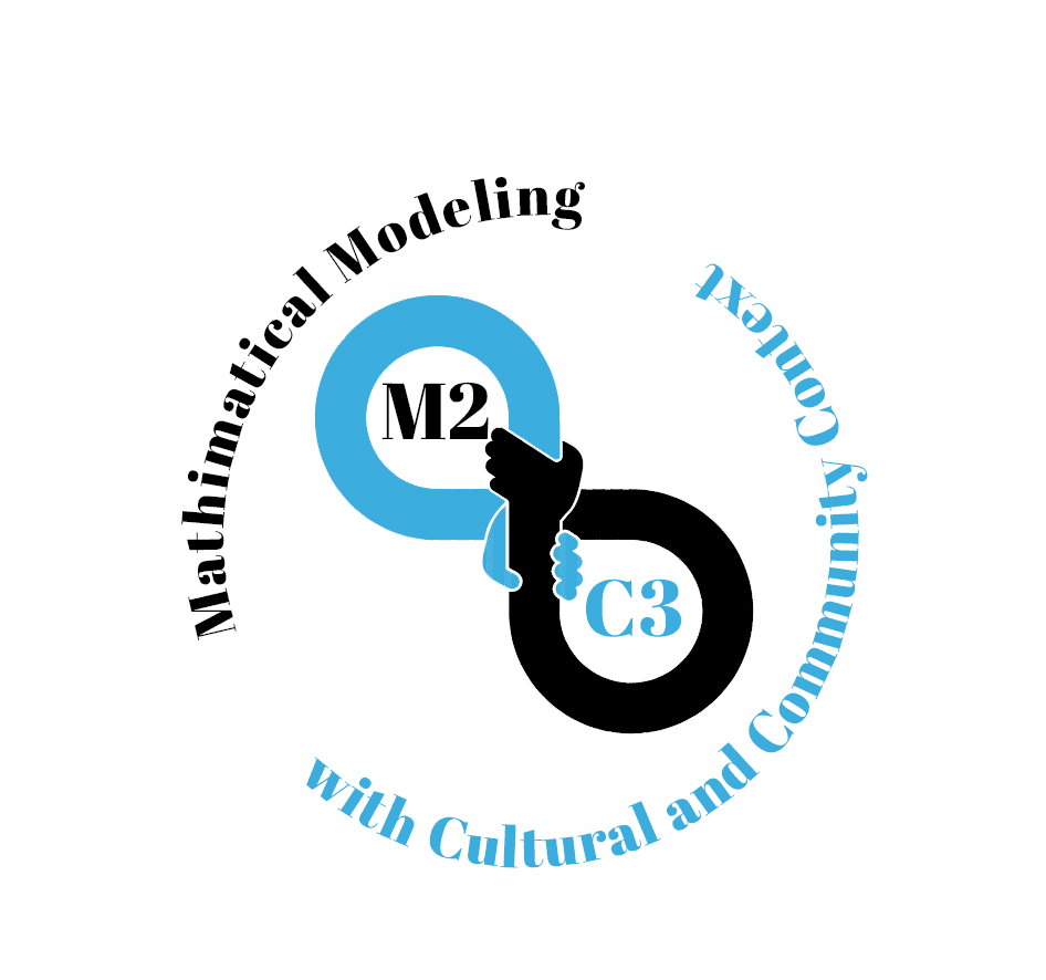 M2C3 Logo. Mathematical Modeling with Cultural and Community Context