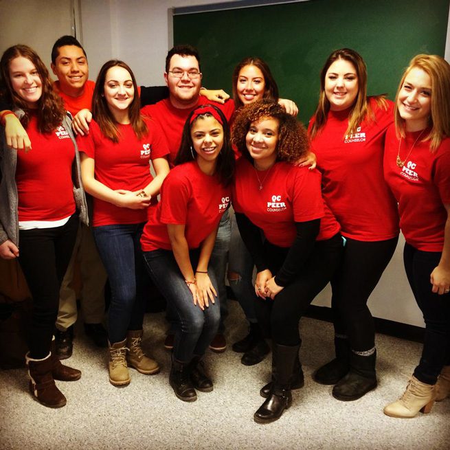 A group photo of the QC Peer Support Services Counselors. 