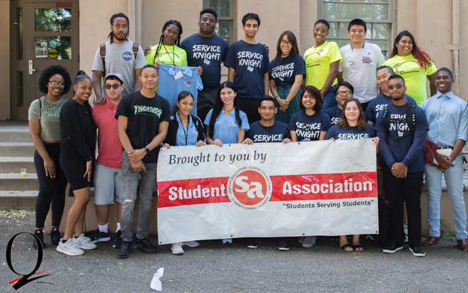 Queens College Student Association Group Photo