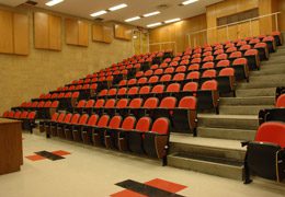 A view of Kiely Lecture Hall 150.