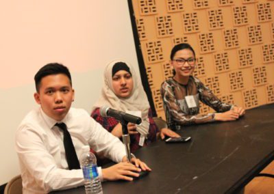 Speakers from left to right: Dennis Wang, Jabeen Cheema, Chu Paing