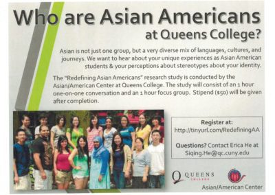 Who are Asian Americans at Queens College?