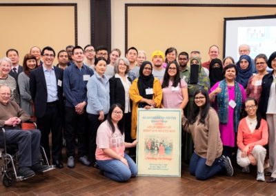 A group photo at the Asian American Heritage Celebration 2019