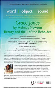 A thumbnail of the PDF- Grace Jones by Helmut Newton. Beauty and the I of the Beholder