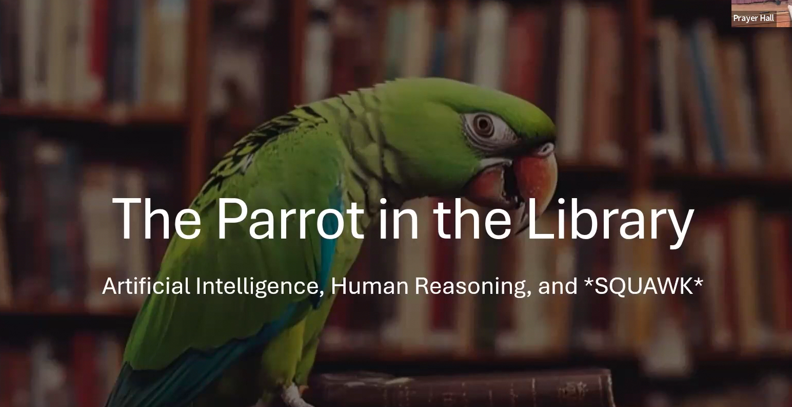 Parrot in the Library