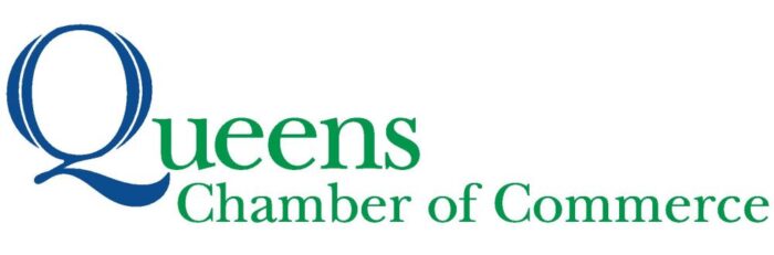 Queens Chamber of Commerce Logo.