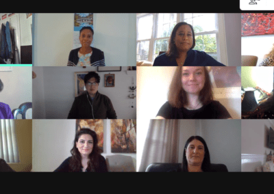 A screenshot of a Zoom call with 12 participants.