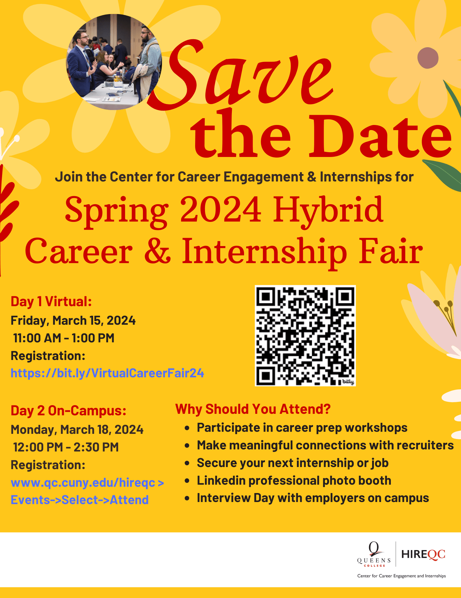 Spring 2025 Hybrid Career & Internship Fair Center for Career