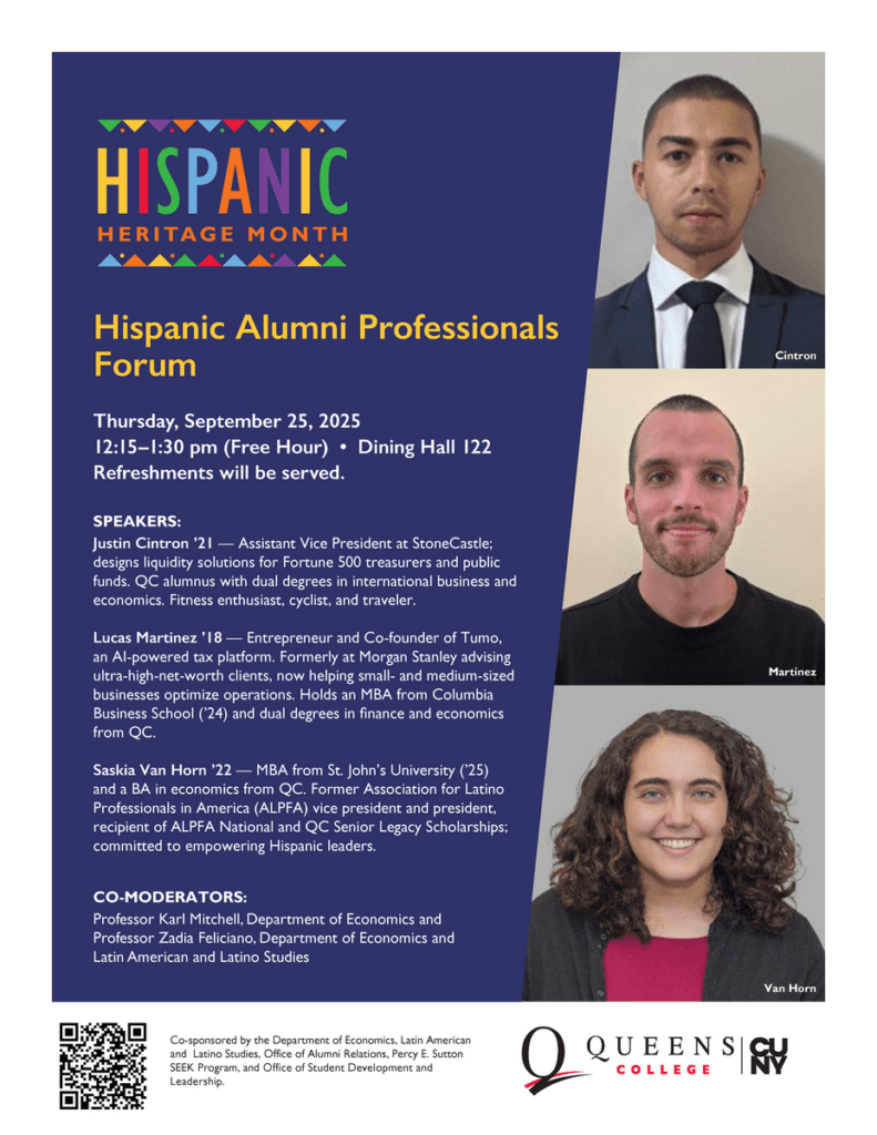 Hispanic Alumni Professionals Forum Flyer
