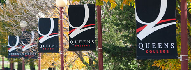 Apply I-20. Queens College Banners Outdoors. Queens College Banners Outdoors.