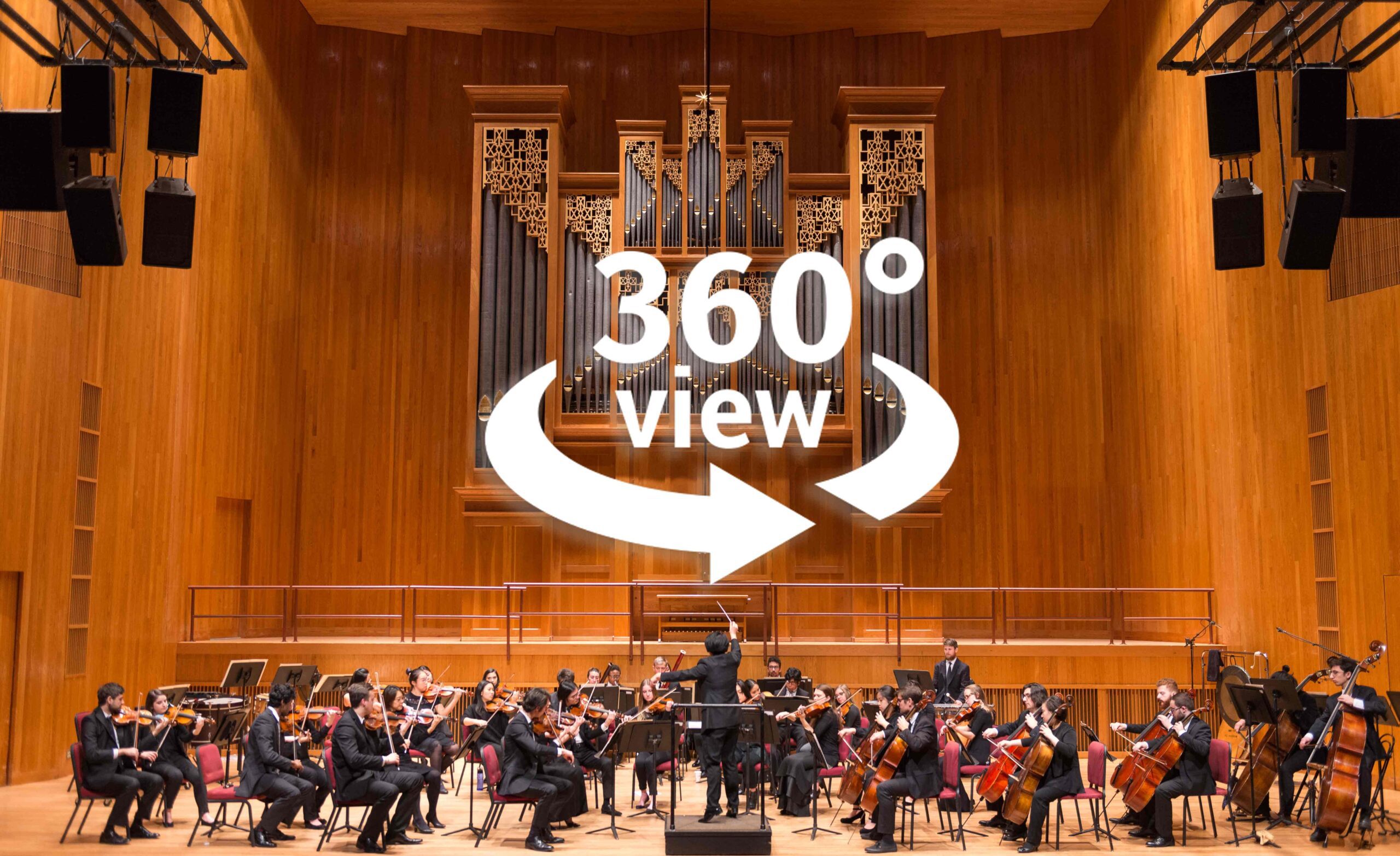 Orchestra Concert with 360 degree view