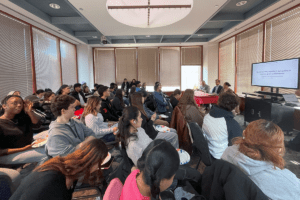 Public officials, community leaders and researchers joined QC students for a discussion of what kinds of rules can yield fair election results.