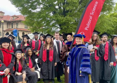 QC Political Science faculty celebrated our graduates at the last Commencement Ceremonies.