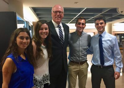 Rep. Joseph Crowley '85 (NY-7, NY-14), joined students from the QC Political Science Club in 2015.