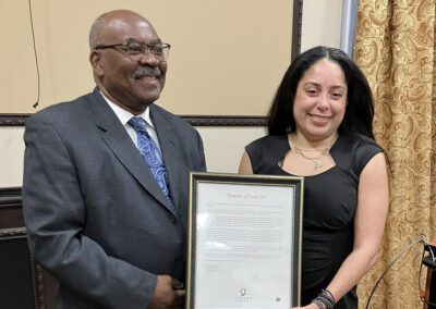 Camille Rivera '01 recieved our Distinguished Alumna Award for 2025. Her career exemplifies the civic engagement and leadership our department cultivates. As an Afro-Latina born and raised in the Bronx, Camille has become a powerful force in labor organizing and progressive politics. She has served as National Deputy Political Director at SEIU, National Political and Legislative Director at RWDSU, and now leads New Deal Strategies' General Consulting team.