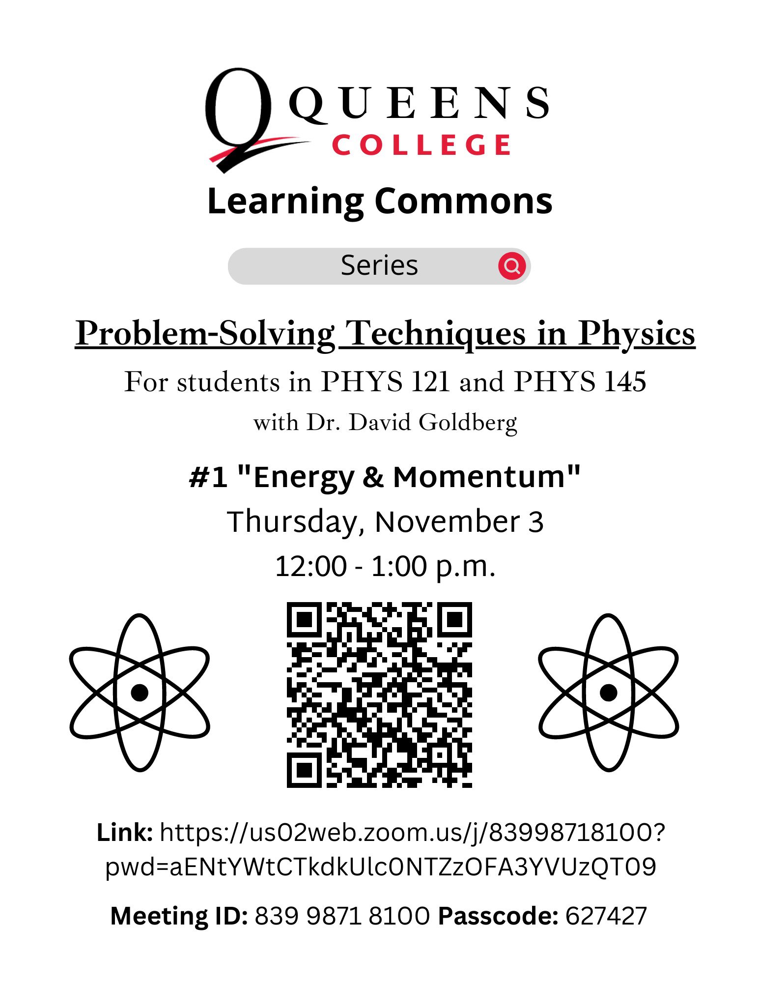 PHYS 121 and 145 Flyer – 1
