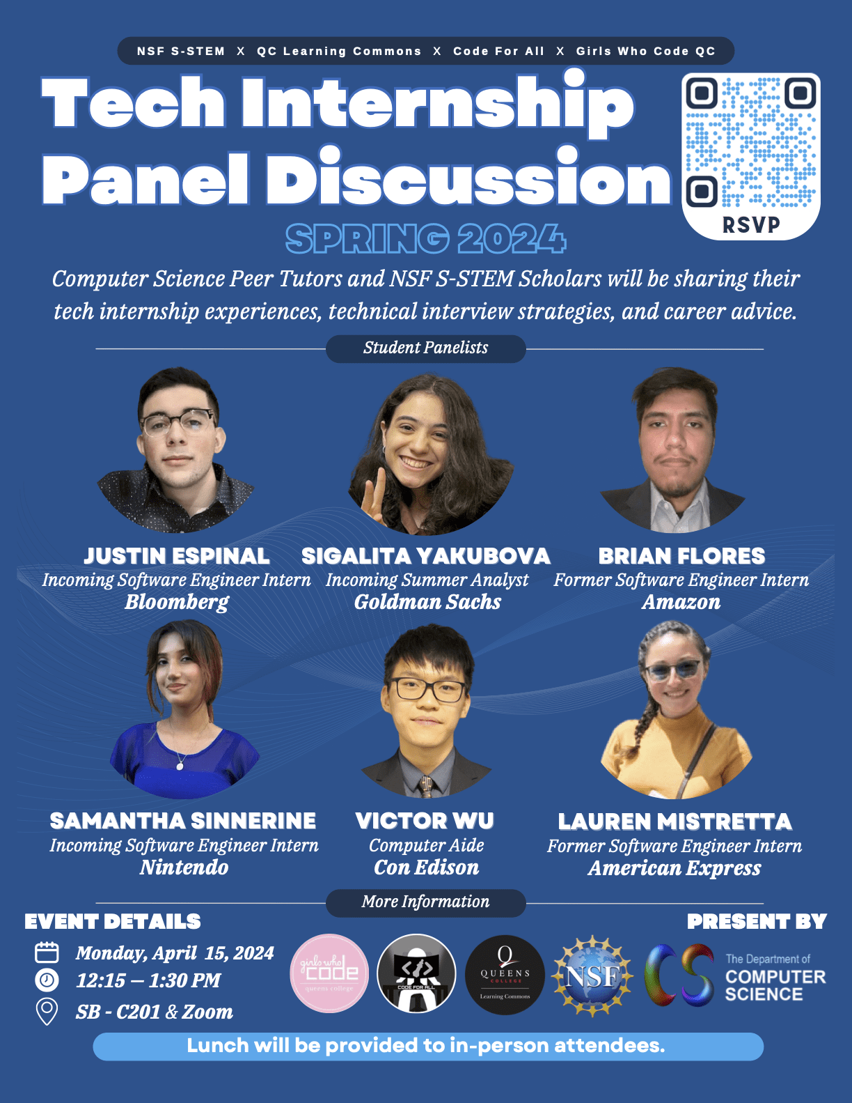SP24 Student Tech Internship Panel Discussion
