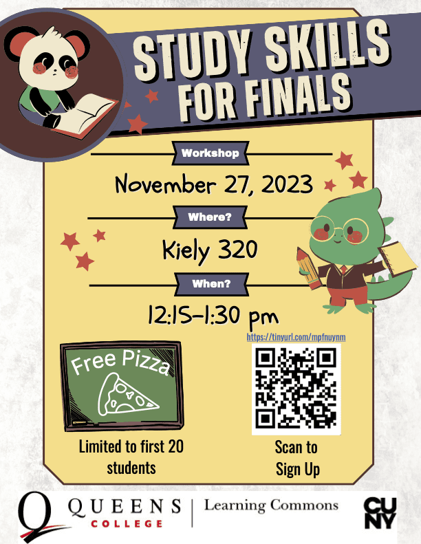 FA23 Study Skills for Finals Workshop 1127