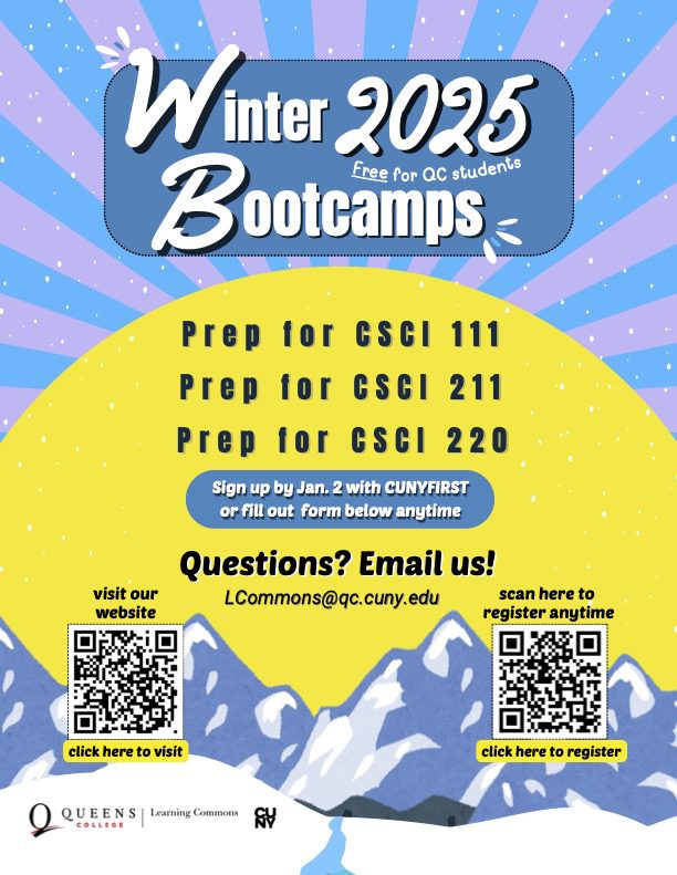 WIN25 QCLC Bootcamp Poster Online