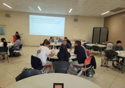 Business Network Speed Networking Event with Gerry Marotta at the podium