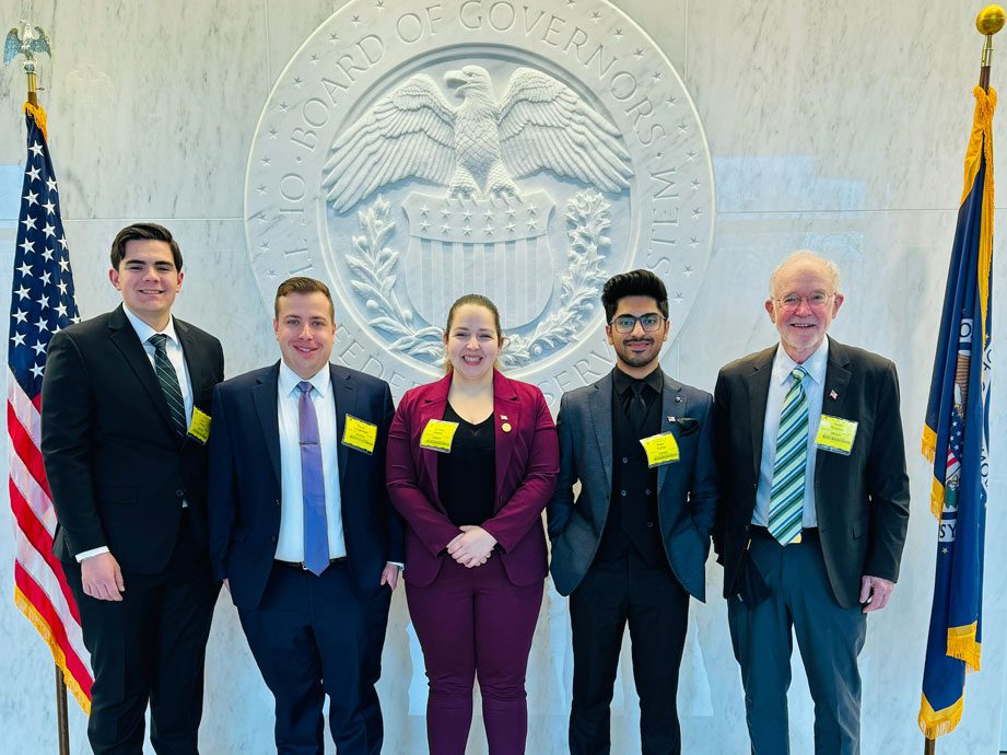 Queens College Fed Challenge team photo