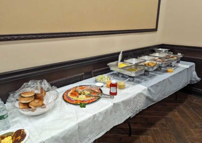 A stellar buffet for the QC business breakfast