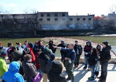 Students and the Bronx River Alliance Explore the Bronx River
