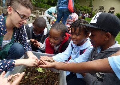 Critters in the Soil at the Brooklyn Botanical Garden