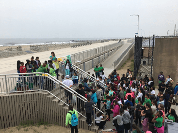 Rally for the Future at Rockaway Beach with PS 43, 2017 Groups of people at the Rally for the Future at Rockaway Beach with PS 43, 2017