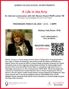 A Life in the Arts with Naomi Wolff Lacher