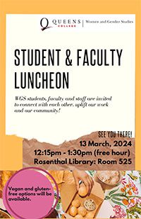 Student & Faculty Luncheon Flyer