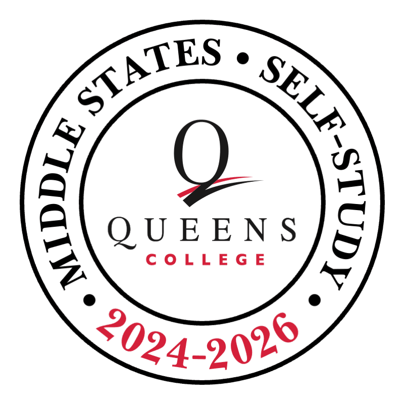 Queens College Middle States Self-Study 2024-2026 Logo