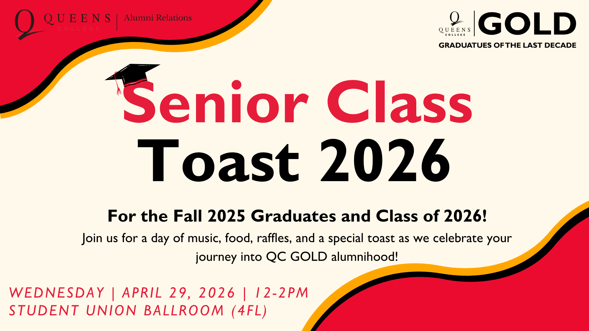 4-29-26 Senior Class Toast 2026 - Save the Date