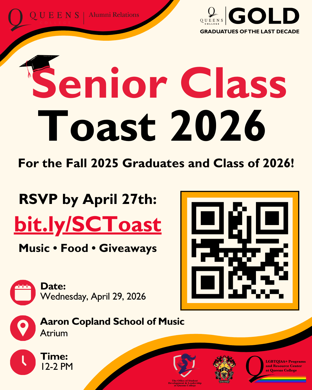 Senior Class Toast Flyer 2026 - SCT Senior Class Toast Flyer 2026 - SCT