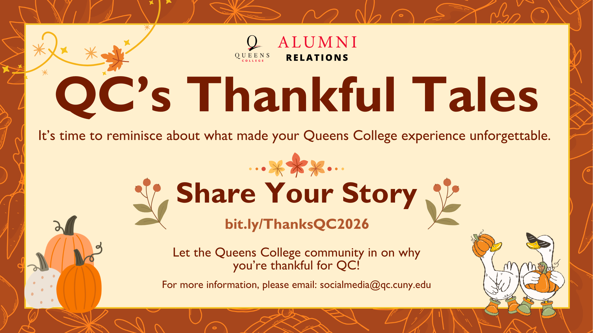 QC's Thankful Tales 2026