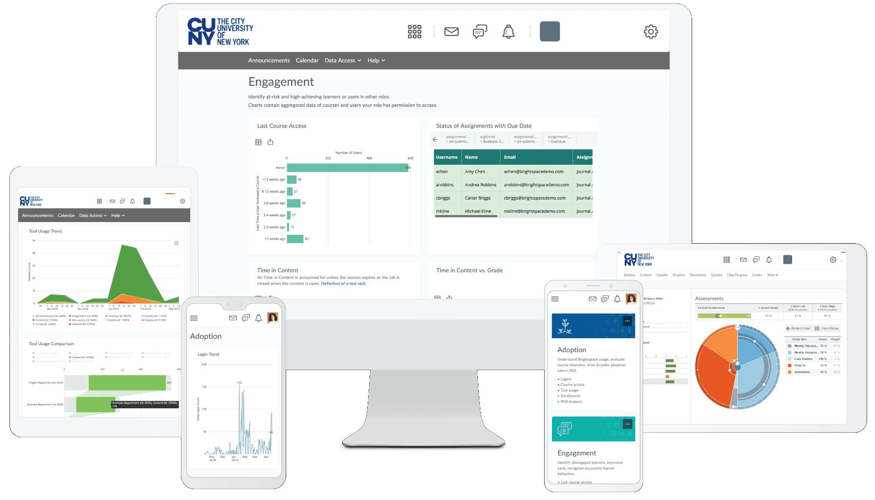 Brightspace different user experiences