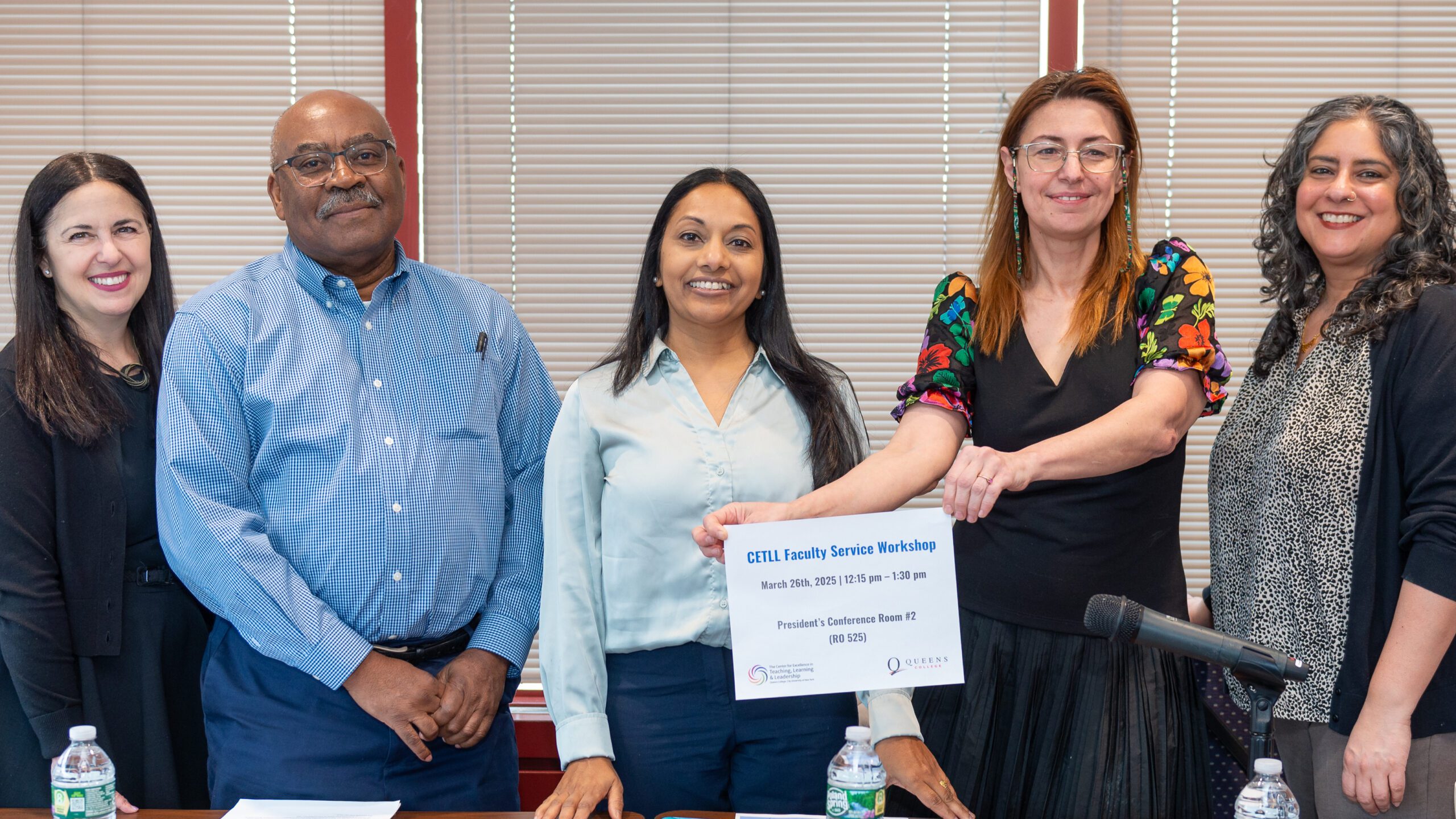 L to R: Susan Davis, François Pierre-Louis, Schiro Withanachchi, Kate Pechenkina, Soniya Munshi.