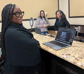 Photo of faculty participating in 2025 Brightspace + Universal Design for Learning workshop.