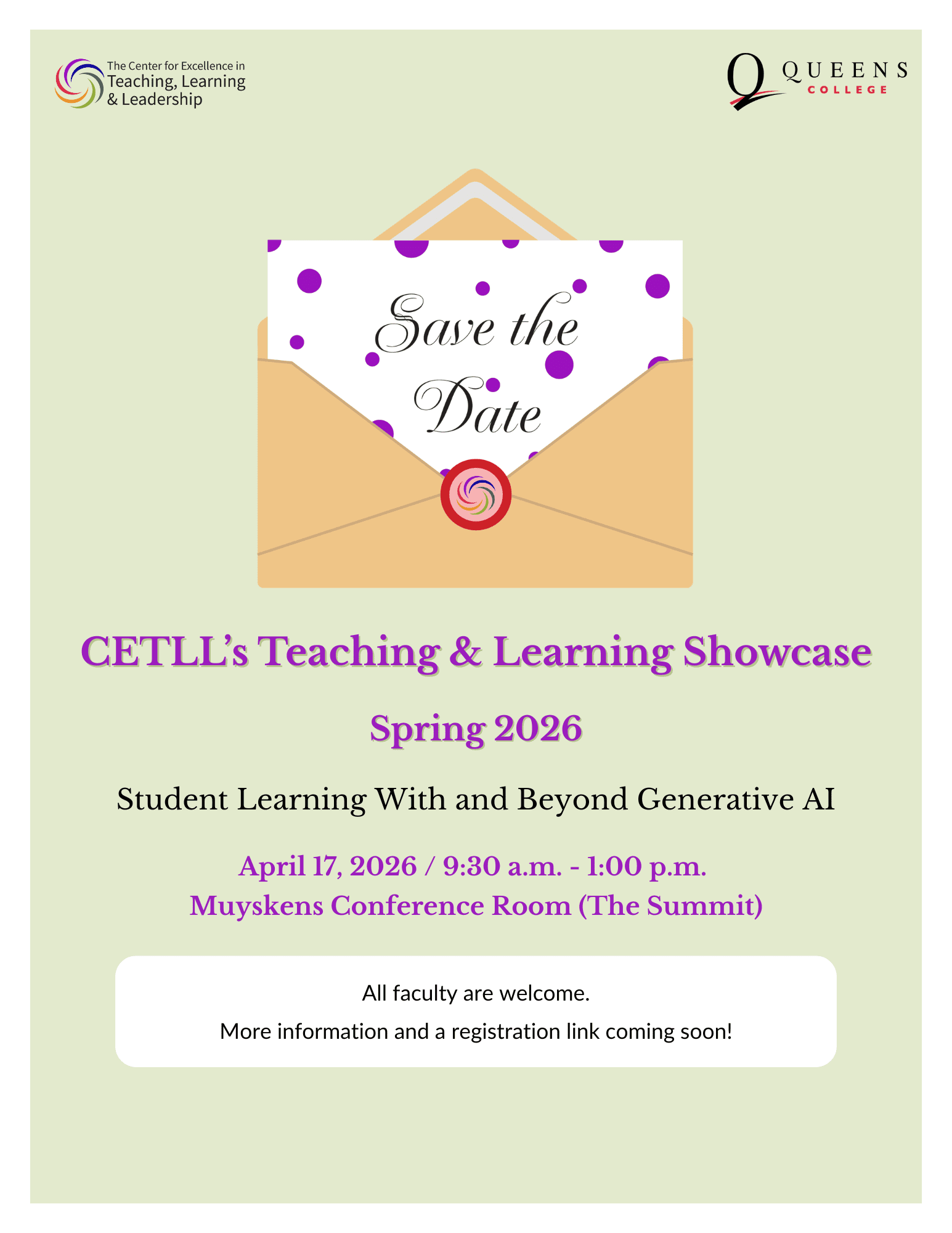 CETLL Teaching & Learning Showcase Spring 2026