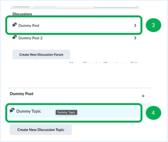 Custom forum highlighted and Custom topic highlighted