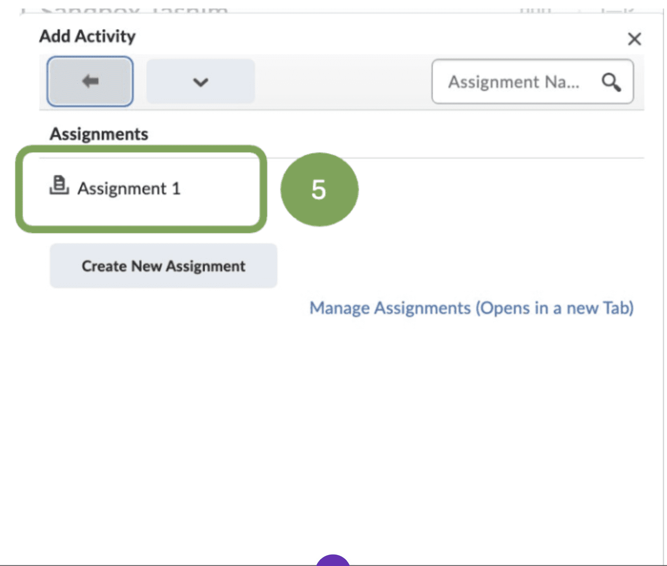 "Assignment 1" Highlighted